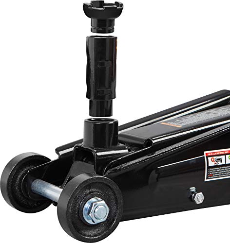 2 Ton Hydraulic Floor Jack Combo with 2 Jack Stands, Black G7419