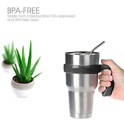 Black Anti Slip Tumbler Handle for 30oz Stainless Steel Tumblers W370669