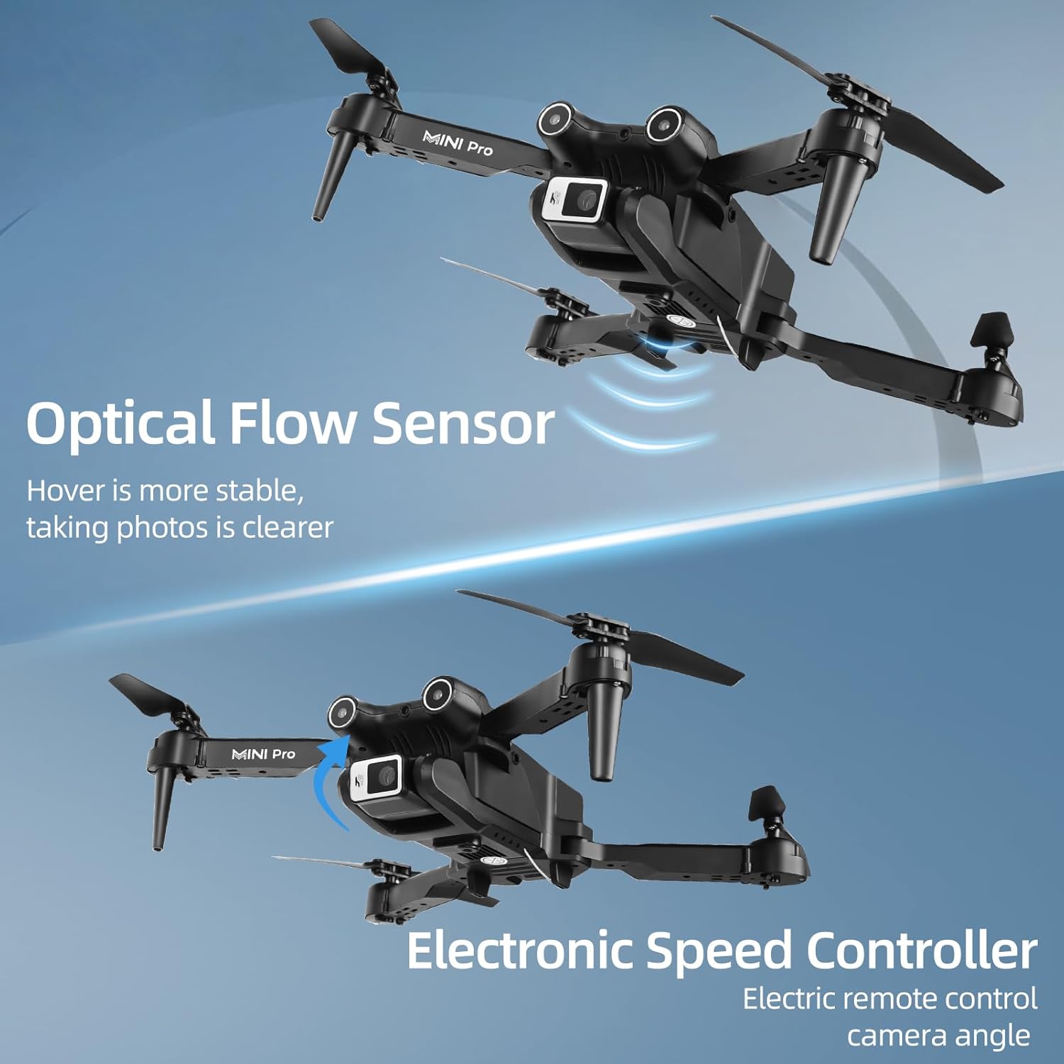 1080P HD FPV Mini Drone with Carrying Case, 2 Batteries X26900