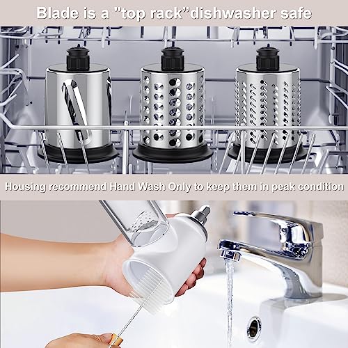 Slicer Shredder Attachment for Kitchenaid Stand Mixer with 3 Blades W290500