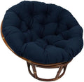 48 in. Solid Twill Papasan Cushion Navy X193152