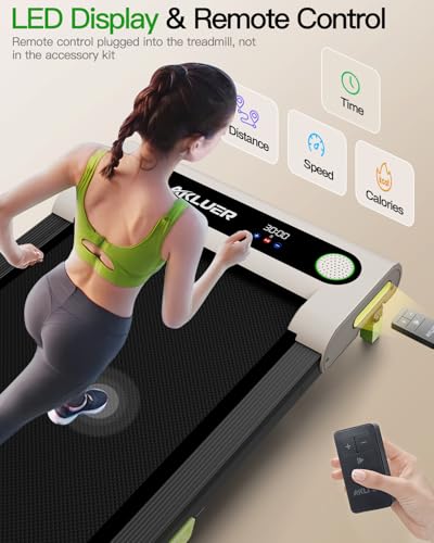 2.5 HP Under Desk Treadmill with Remote Control and LED Display Q75704