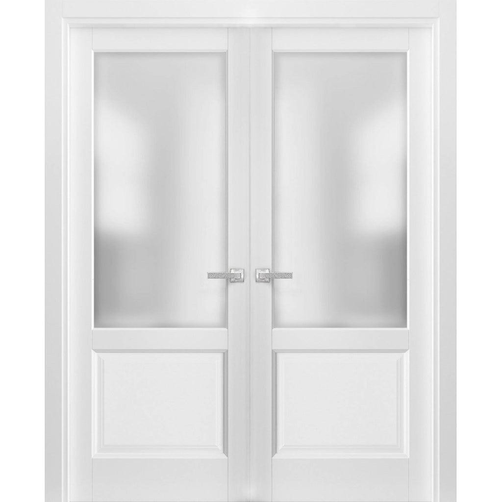 White MDF Interior Door 36 x 84 with Hardware R244