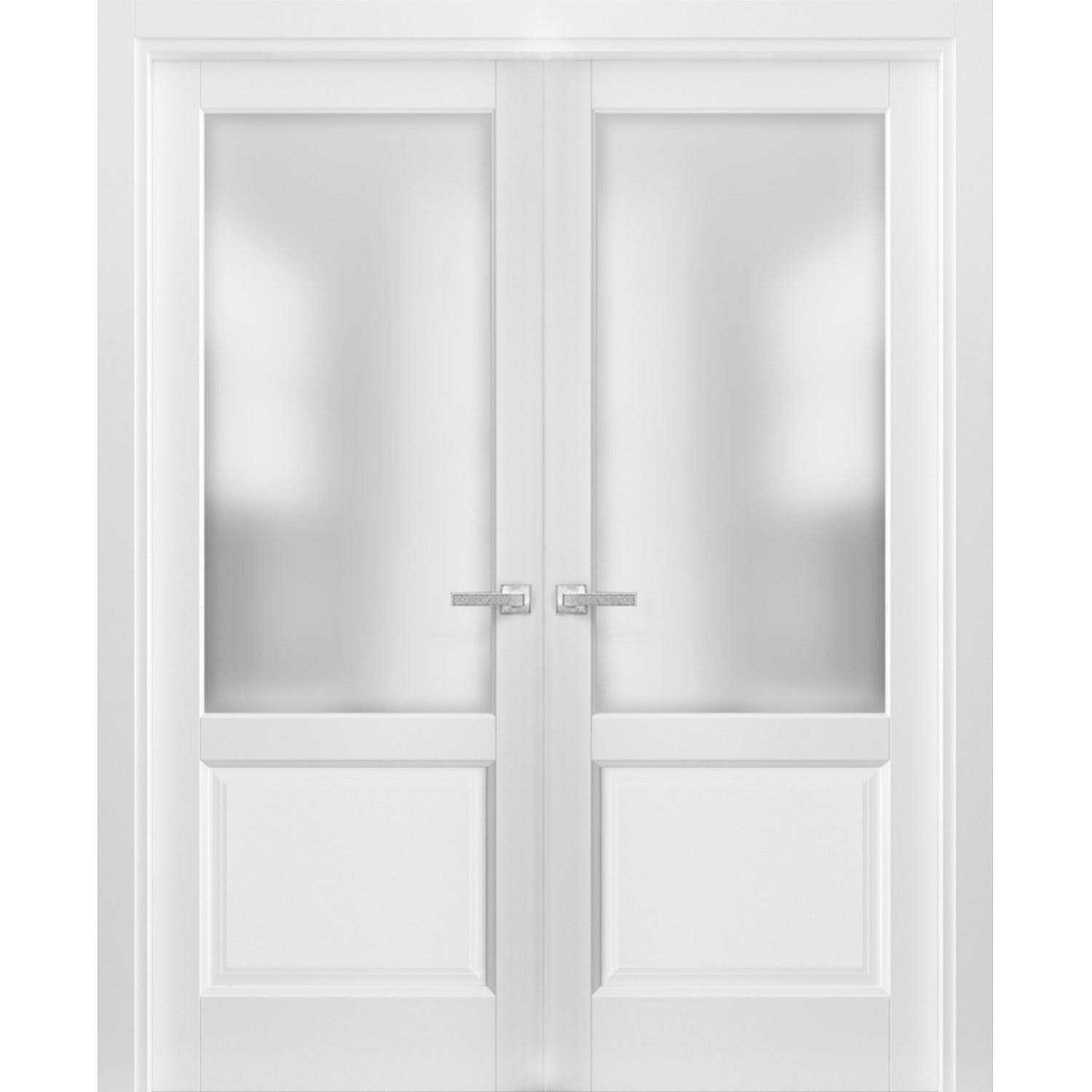 White MDF Interior Door 36 x 84 with Hardware R244