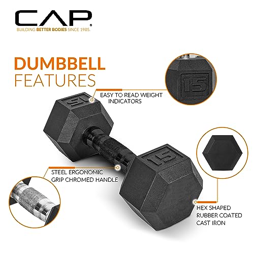 CAP Barbell Dumbbell Set with Rack Y64757