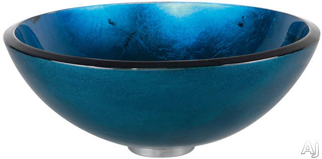 Blue Glass Vessel Sink Y9565