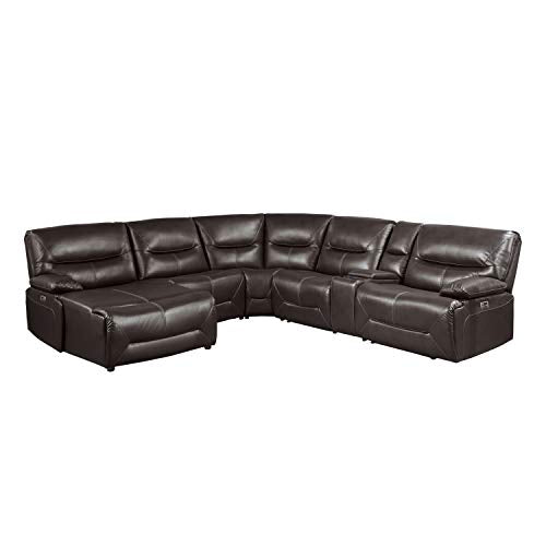 Brown Power Modular Reclining Sectional Sofa O969087