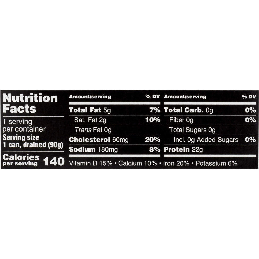 Natural Skinless Boneless Sardines in Water, 4.37 oz Cans (Pack of 12) A9038