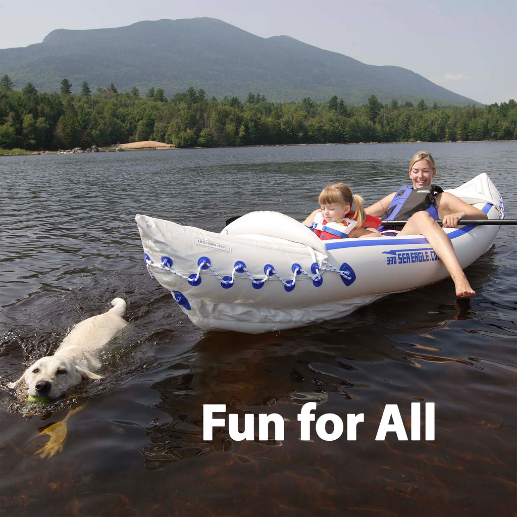 Two Person Inflatable Sport Kayak with Seats, Paddles, Bag and Pump S7201