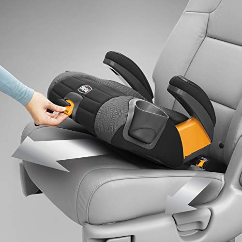 Backless Booster Car Seat with LATCH Attachment, Portable Car Booster Seat for Children 40-110 lbs. N607885