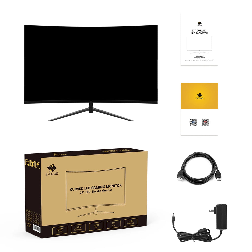 27-Inch LED Curved Gaming Monitor 200Hz 144Hz 1ms Full HD 1920x1080 U4411