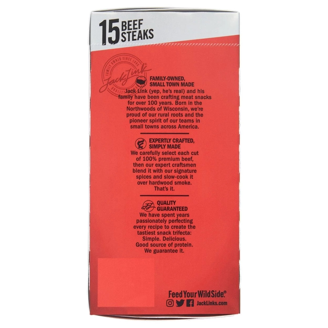 Beef Steak 0.8 Ounce 15 Count G9161