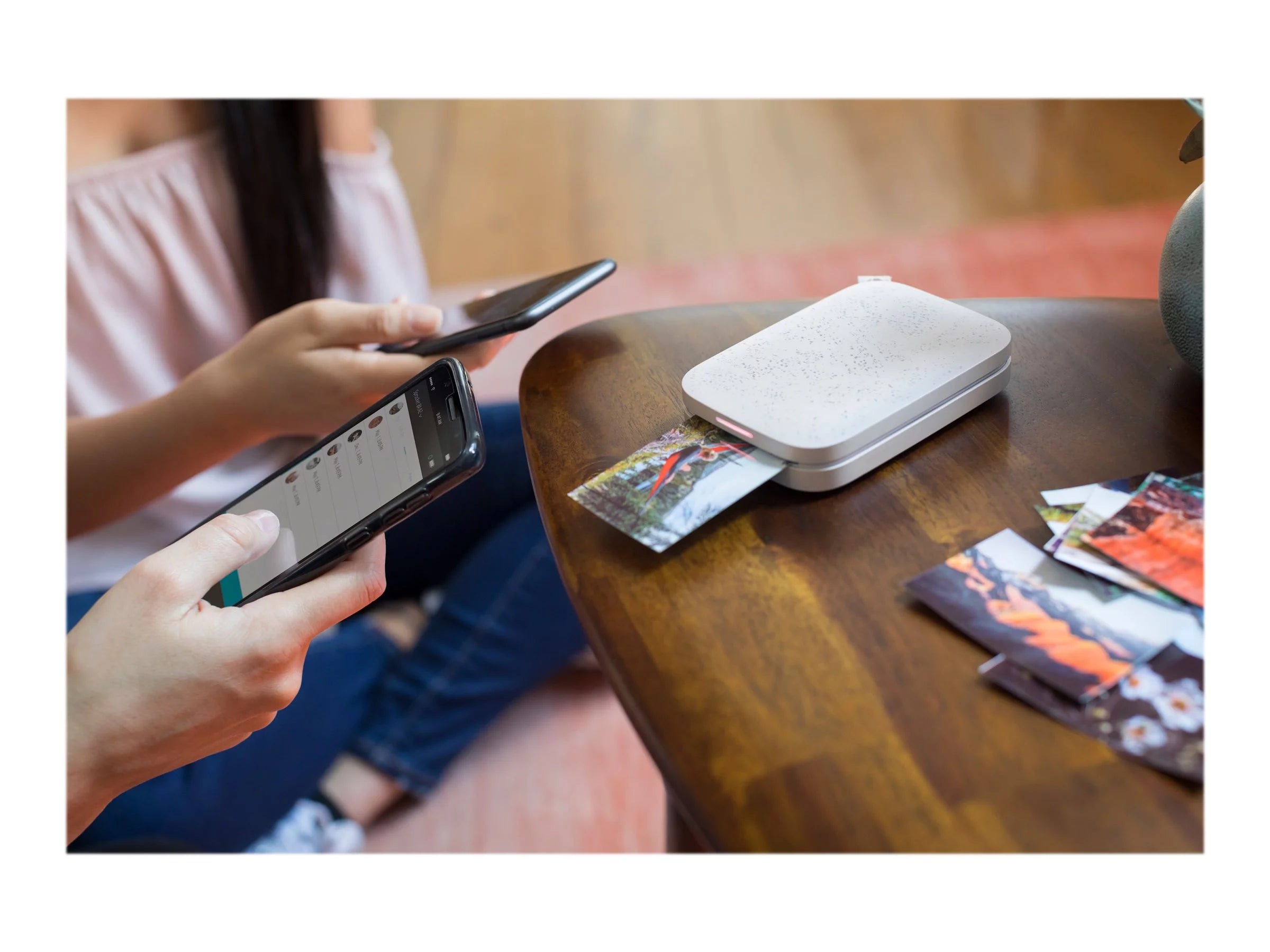 Portable Photo Printer Luna White L697