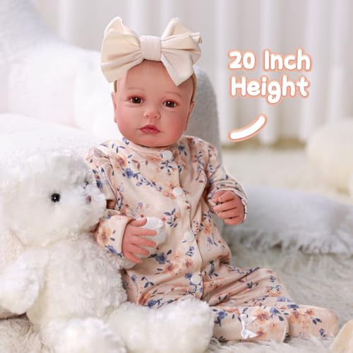 20-inch Soft Vinyl Realistic Baby Doll with Accessories X986152