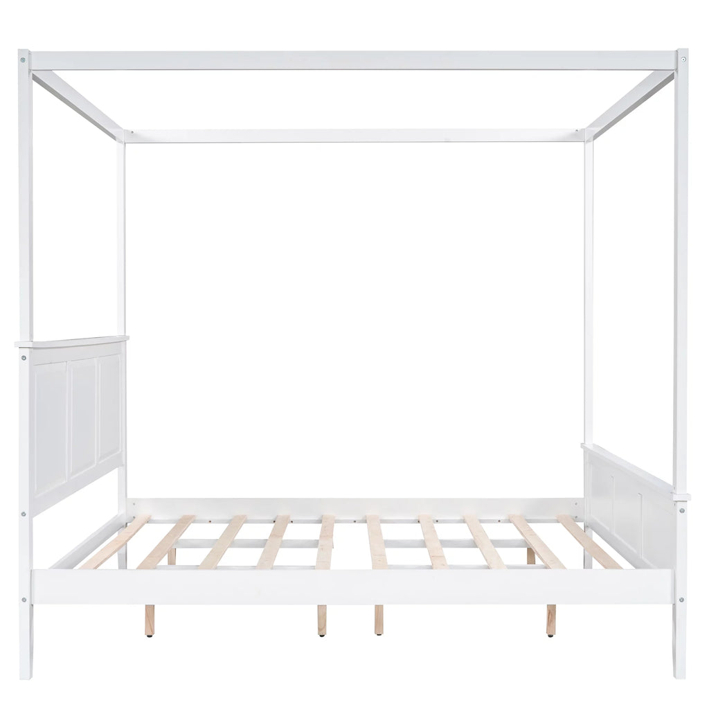 King Size Canopy Platform Bed M1788