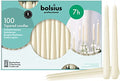 Ivory Taper Candles 100 Count 10 Inch Cotton Wick H951506