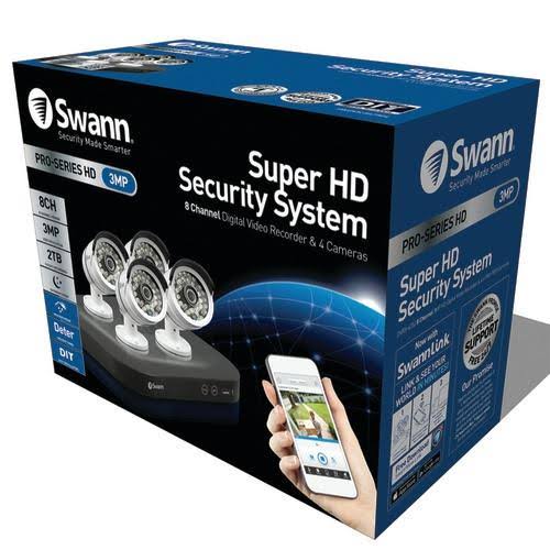 8-Channel 1080p DVR with 4 Cameras J61790