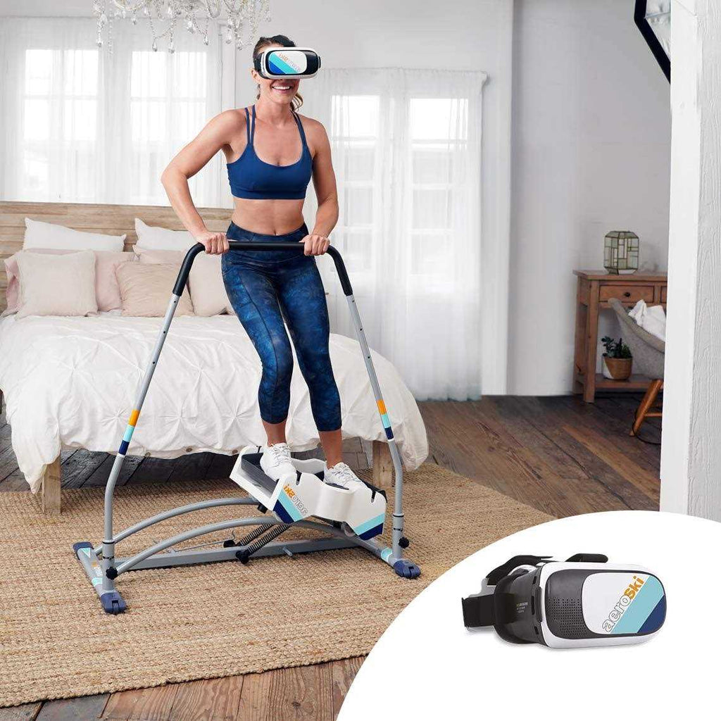 Ski Fitness Workout Machine with Recoil Spring Resistance Z387