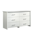 Soft White 6-Drawer Dresser X231343