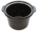 4 Qt Black Round Stoneware Slow Cooker K5915