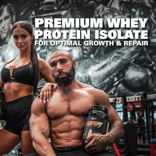 Hydrolyzed Whey Protein Powder, 100% Whey Protein Isolate & Hydrolysate, 27g Protein, 27 Serves (Strawberry Milkshake) J6370