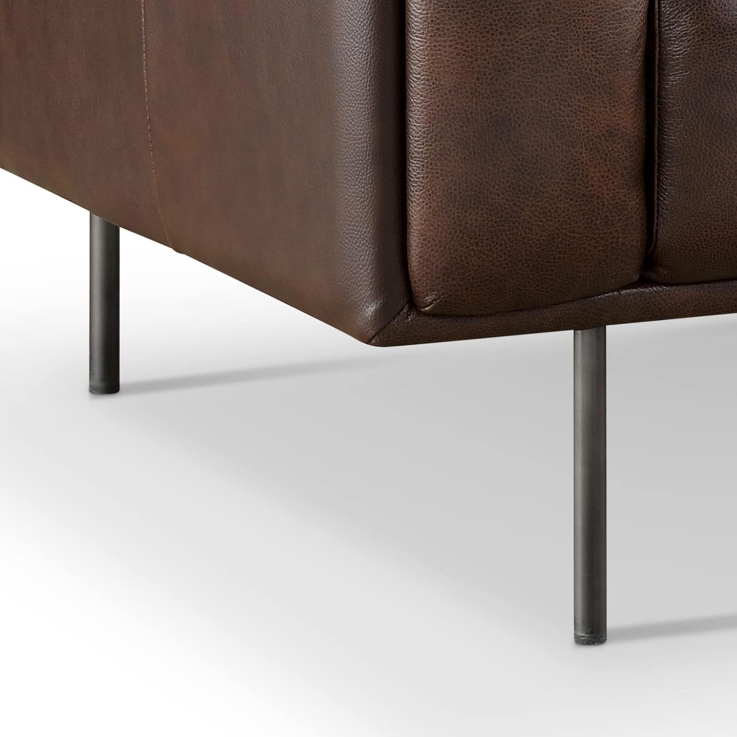 Brown Leather Sofa K6187