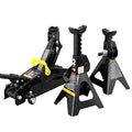 2 Ton Hydraulic Floor Jack Combo with 2 Jack Stands, Black G7419