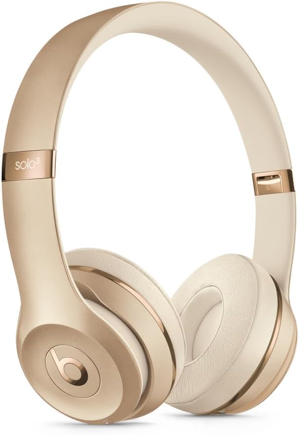 Gold On-Ear Wireless Headphones (Renewed) J4336