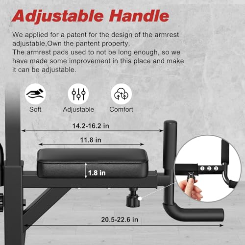 Power Tower Pull Up Bar Station Dip Station J4379