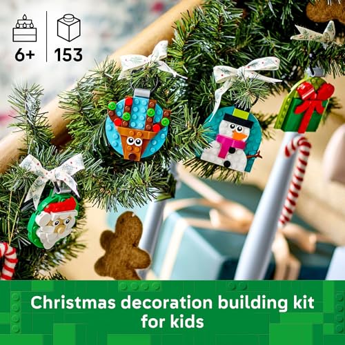 LEGO Christmas Ornament Selection Building Toys - Ages 6+ - 40744 V256231