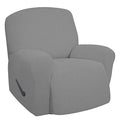 Oversize Recliner Stretch Sofa Slipcover 1 Piece Polyester Spandex Jacquard Fabric Natural B587