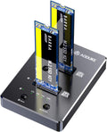 Dual-Bay NVME/SATA SSD Enclosure with Offline Clone I282