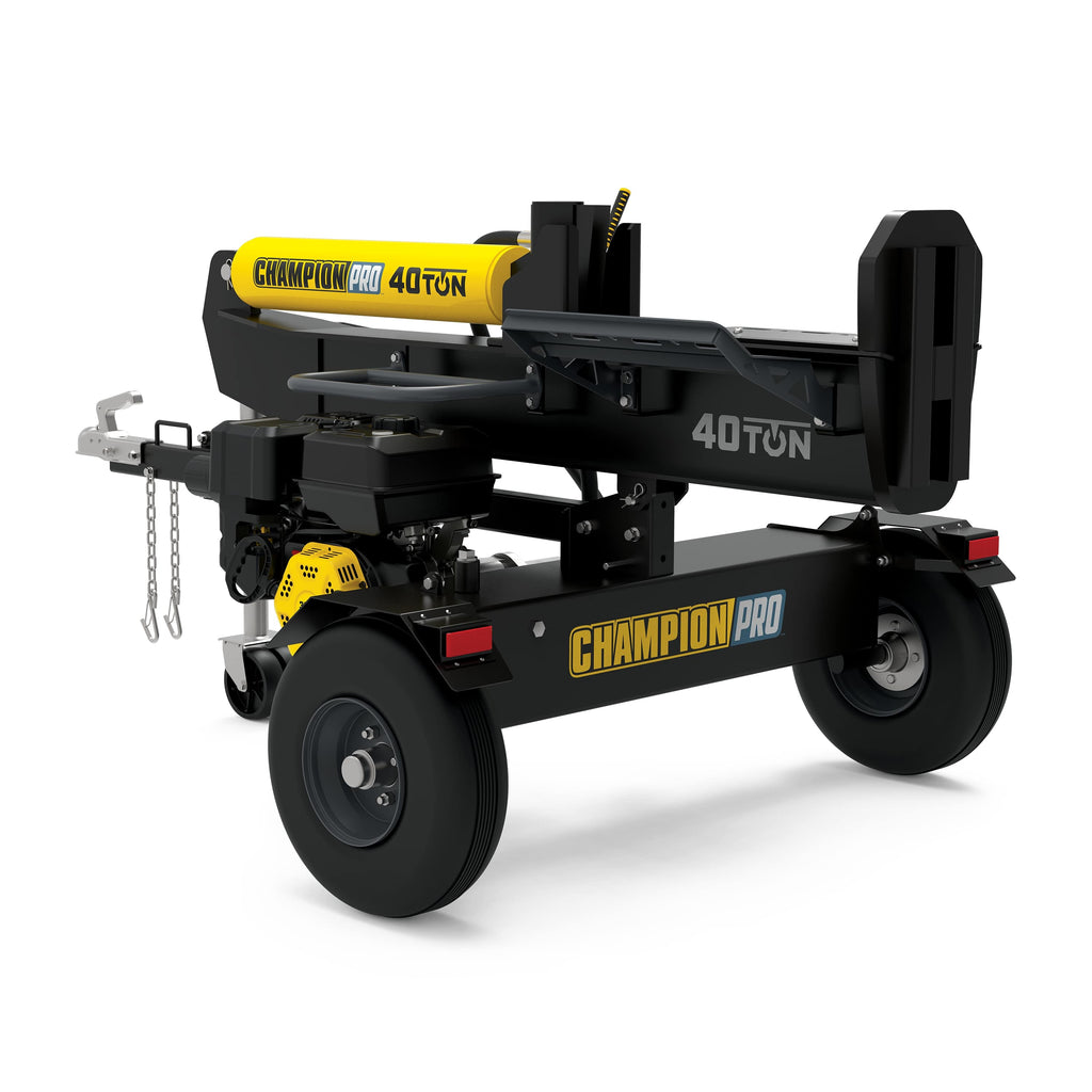 40-Ton Horizontal/Vertical Full Beam Gas Log Splitter with Auto Return A421