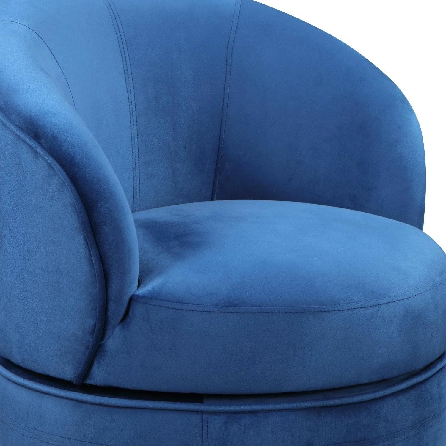 Blue Velvet Swivel Accent Chair H621