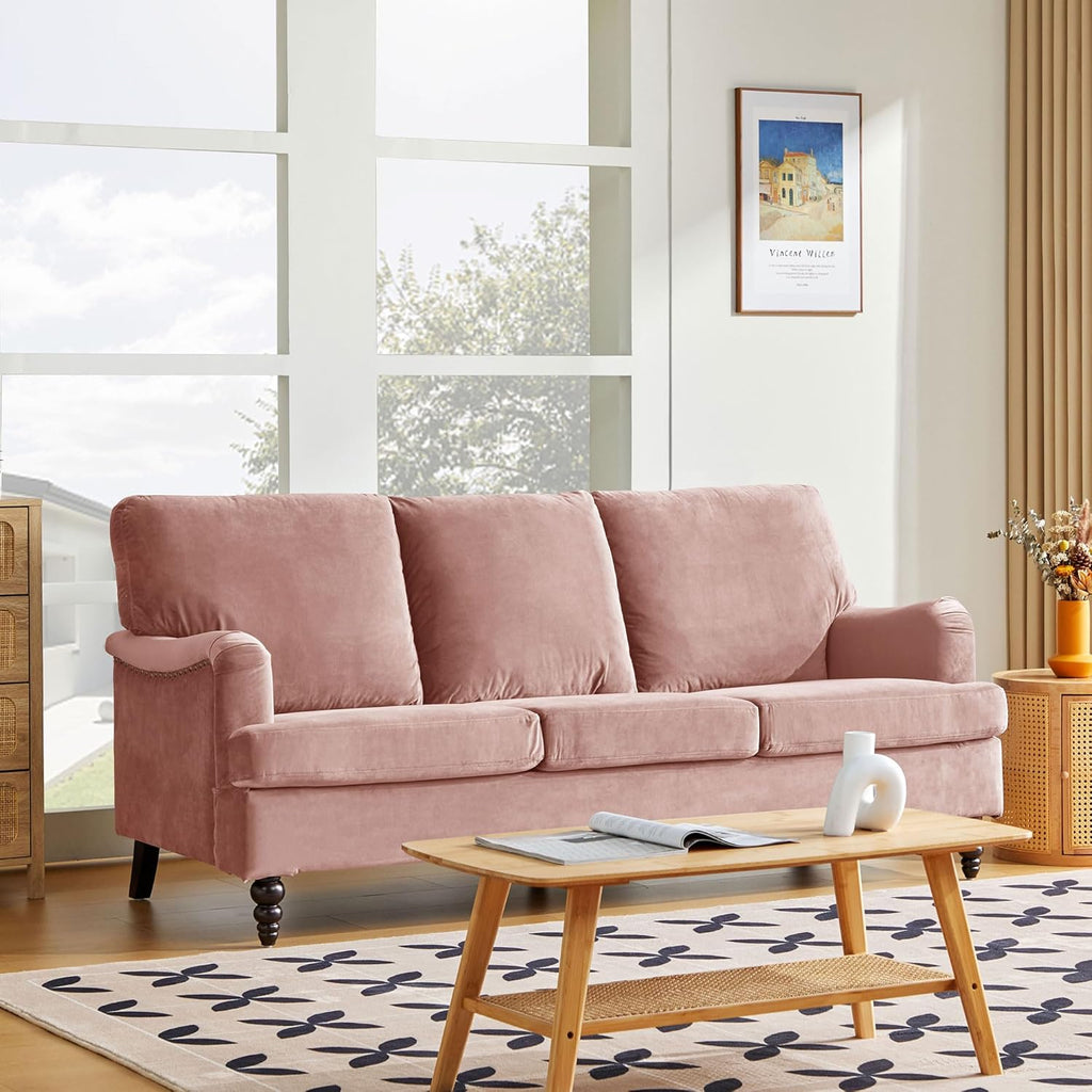 3 Seater Velvet Sofa X6469
