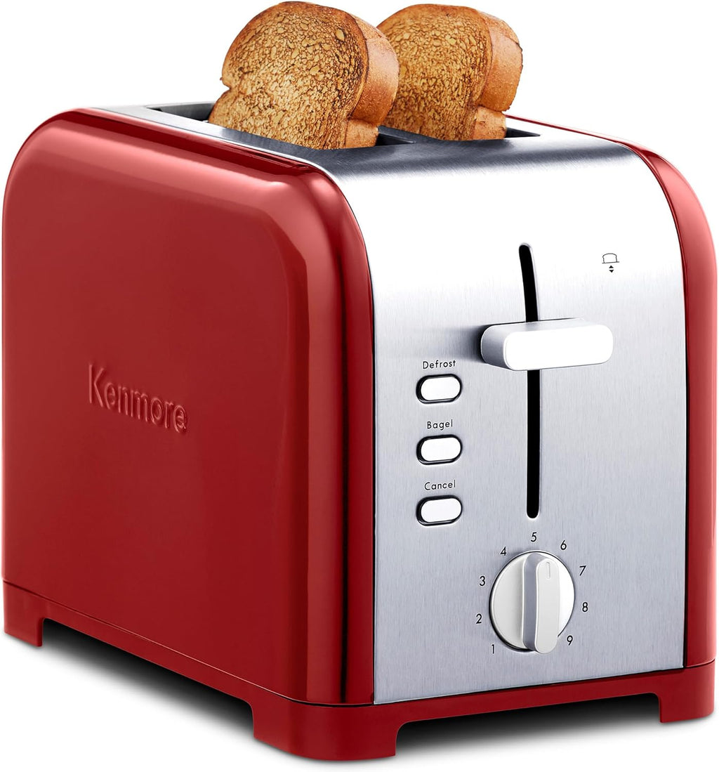 2 Slice Stainless Steel Toaster with Extra Wide Slots E193