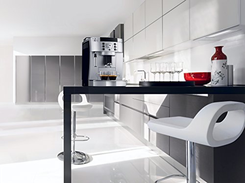 Fully Automatic Espresso Machine, Silver and Black H927