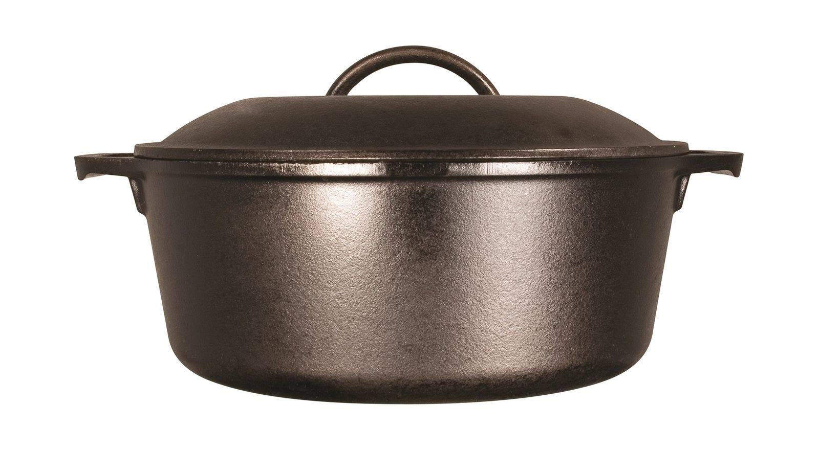 Pre-Seasoned Cast Iron Dutch Oven 5-Quart Z447