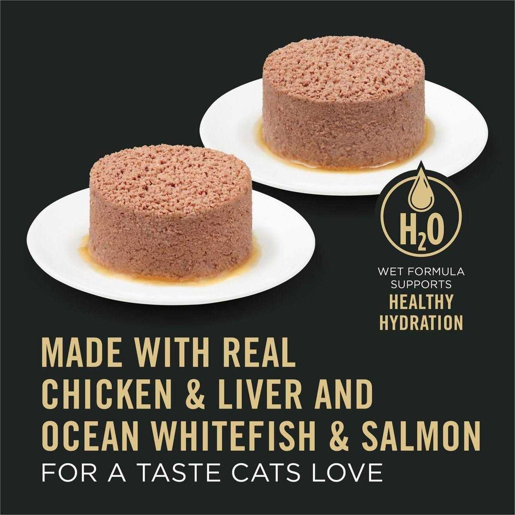 Grain-Free Chicken & Liver & Ocean Whitefish & Salmon Variety Pack Wet Kitten Food N960160