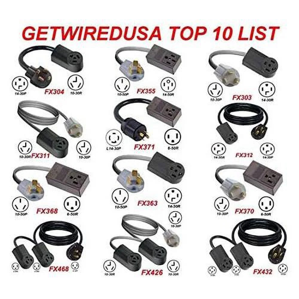 4-Pin Male Dryer Plug To 3-Prong Female Socket Power Cord Adapter Q107