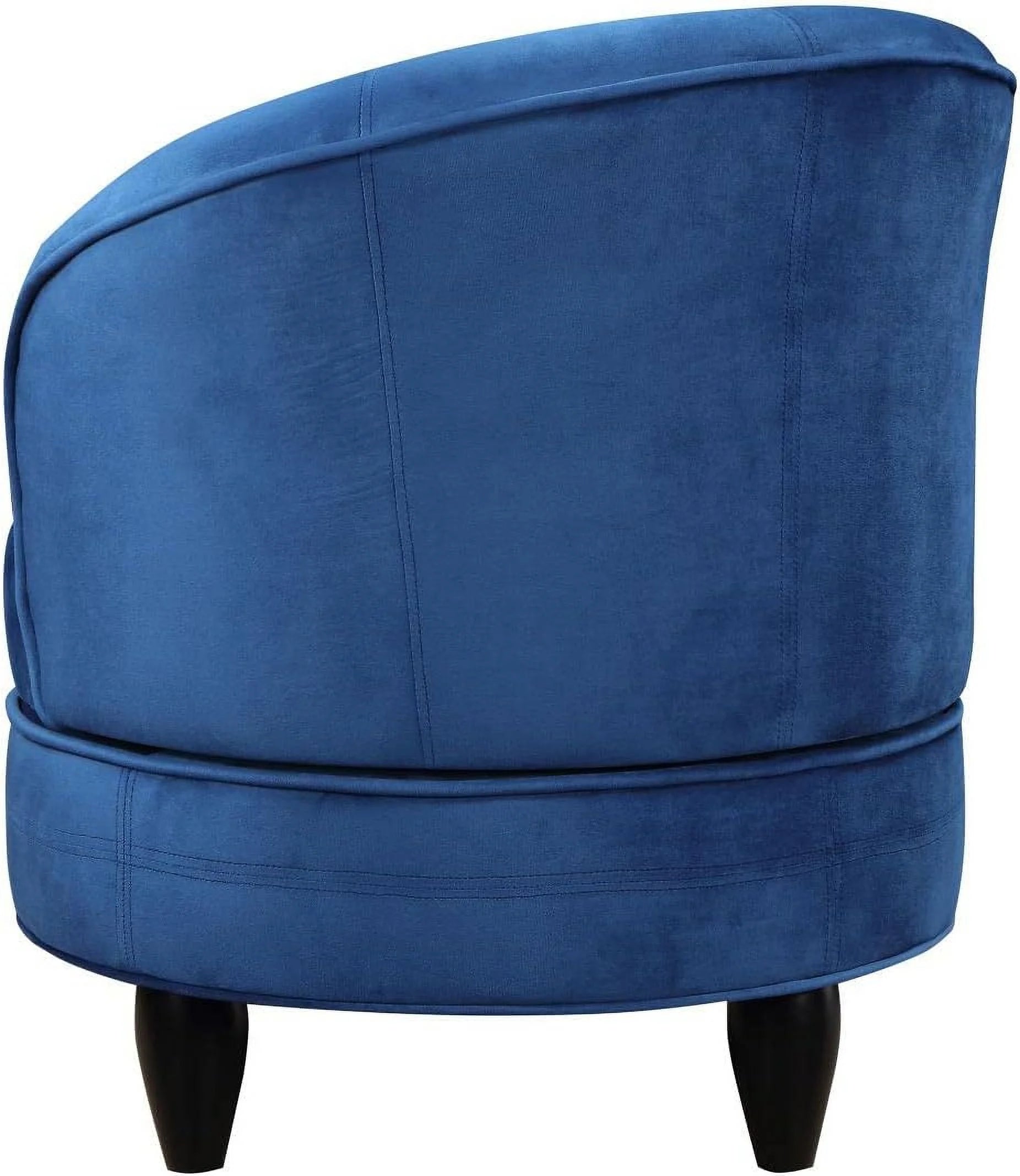 Blue Velvet Swivel Accent Chair H621