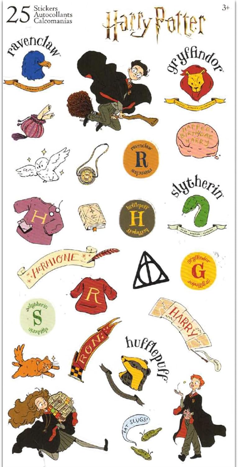 6 Harry Potter Mini Figurines Set with Stickers S792776