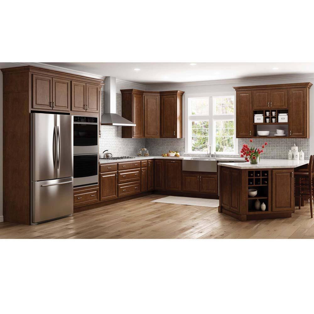 Cognac Wall Kitchen Cabinet S3631