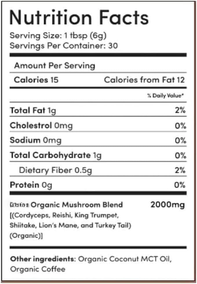 60 Servings Organic Mushroom Coffee (2 Pack) O127803