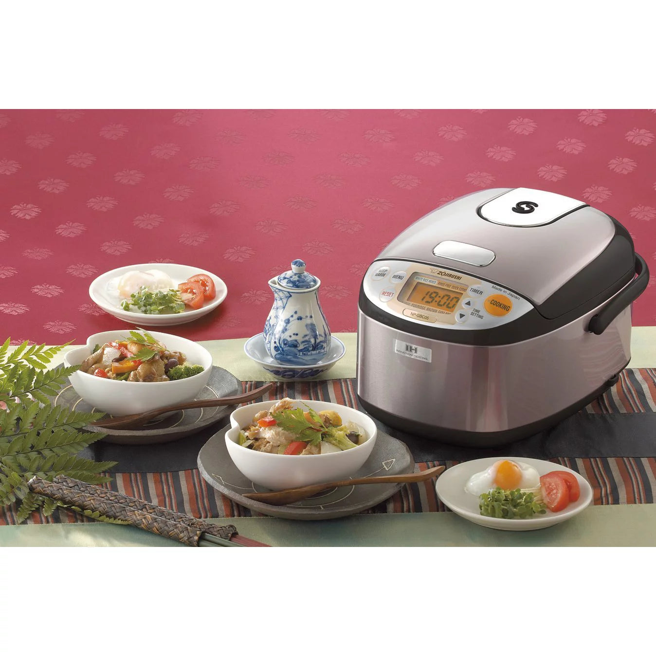 3-Cup Induction Heating Rice Cooker and Warmer J699735