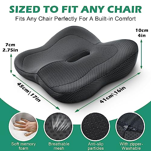 Cooling Gel Seat Cushion with Non-Slip Cover G27794