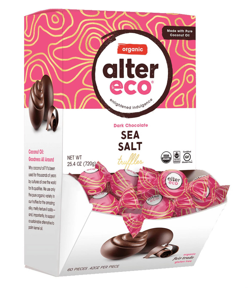 Sea Salt Organic Chocolate Truffles, 60 Ct. W48644