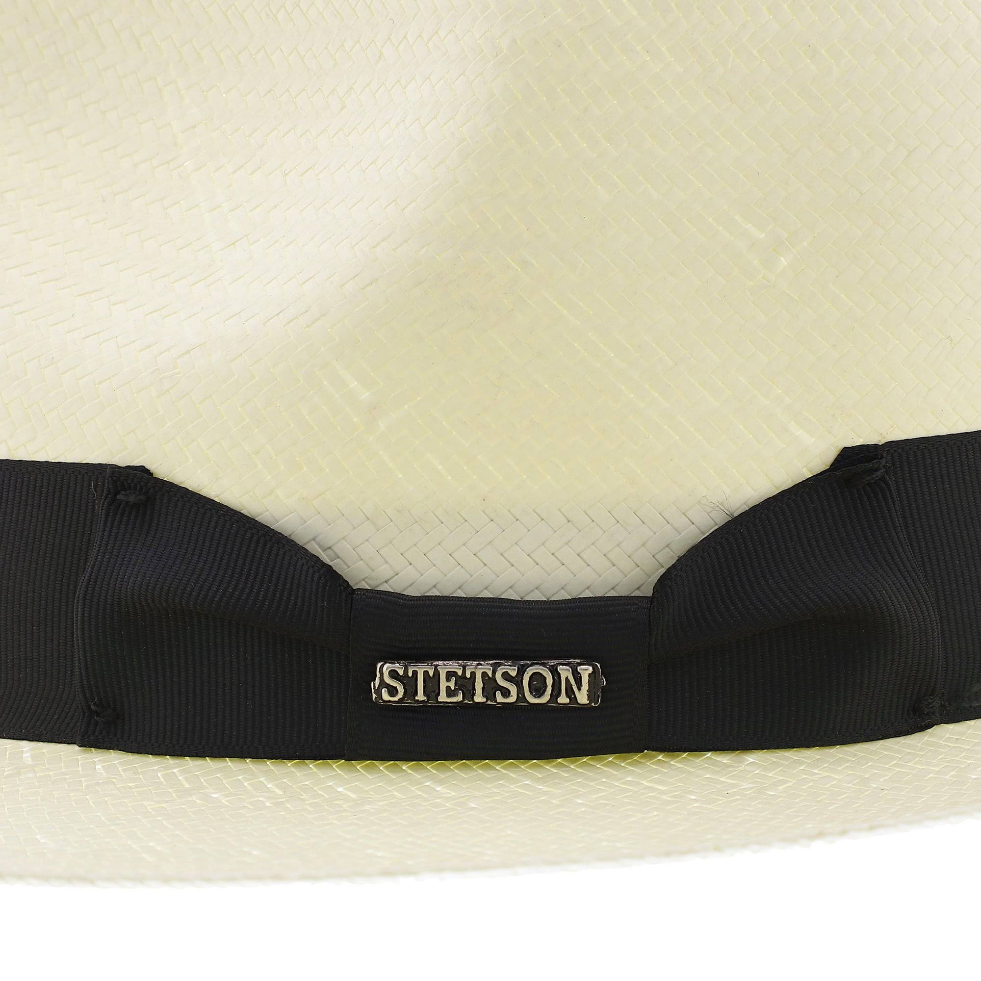 Natural Straw Shantung Fedora Hat H70617