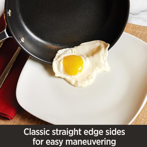 12 Inch Hard Anodized Nonstick Fry Pan Black I38740