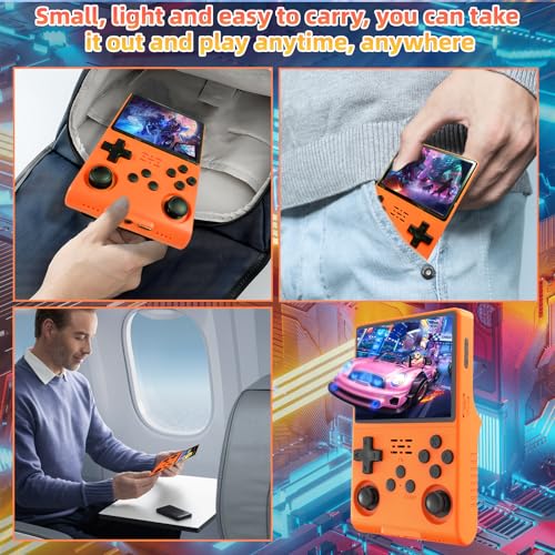 Handheld Game Console with 3.5 inch Mini HD IPS Screen, 3800mAh, Built-in 256G Card O62857